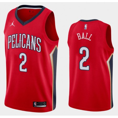 Herren NBA New Orleans Pelicans Trikot Lonzo Ball 2 Jordan Brand 2020-2021 Statement Edition Swingman